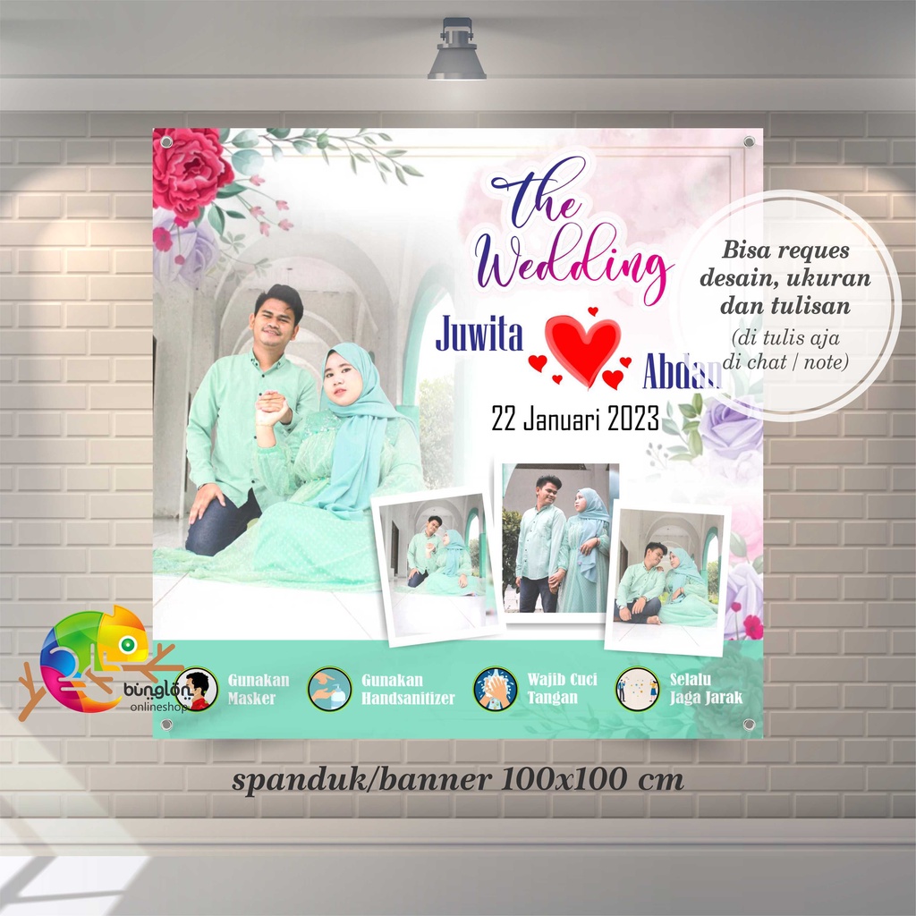 Jual Spanduk, Banner Wedding, Banner Pernikahan Keren | Shopee Indonesia