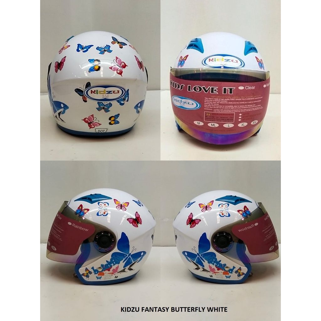 Jual Helm Half face anak Kidzu Fantasy Full motif character kartun(SNI ...