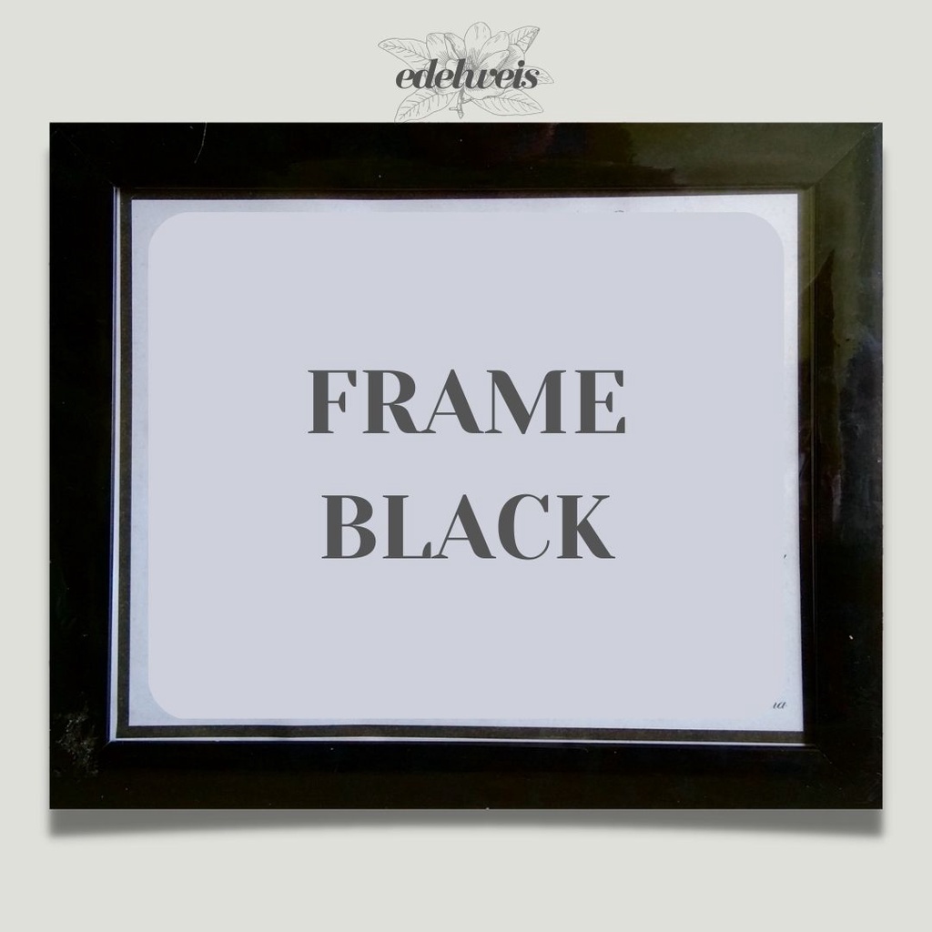 Jual FRAME PIGURA BINGKAI FOTO WARNA HITAM | Shopee Indonesia