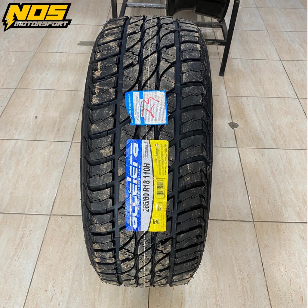 Jual BAN MOBIL MEREK ACCELERA UKURAN 265 60 R18 TYPE OMIKRON A/T FREE ...