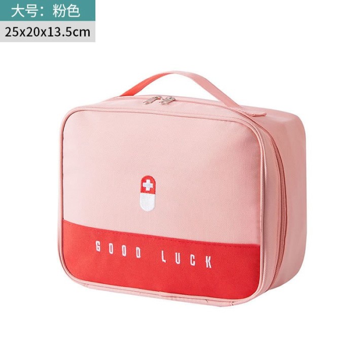 Jual First Aid Kit Bag Tas Obat P3K Pouch Travel Size Kecil Mini Besar BIG PINK Shopee