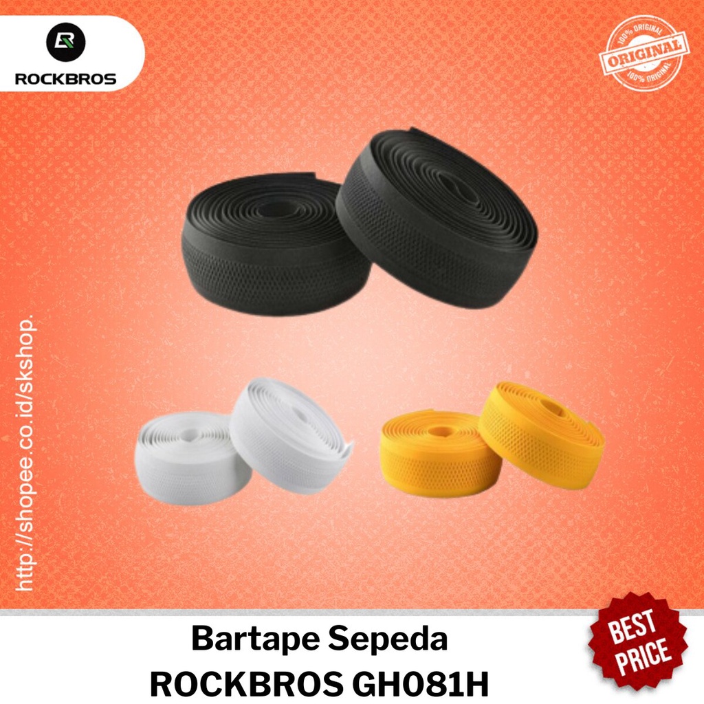 Jual Bartape Sepeda Handlebar Rockbros GH081H Road Bike Cycling Handle ...