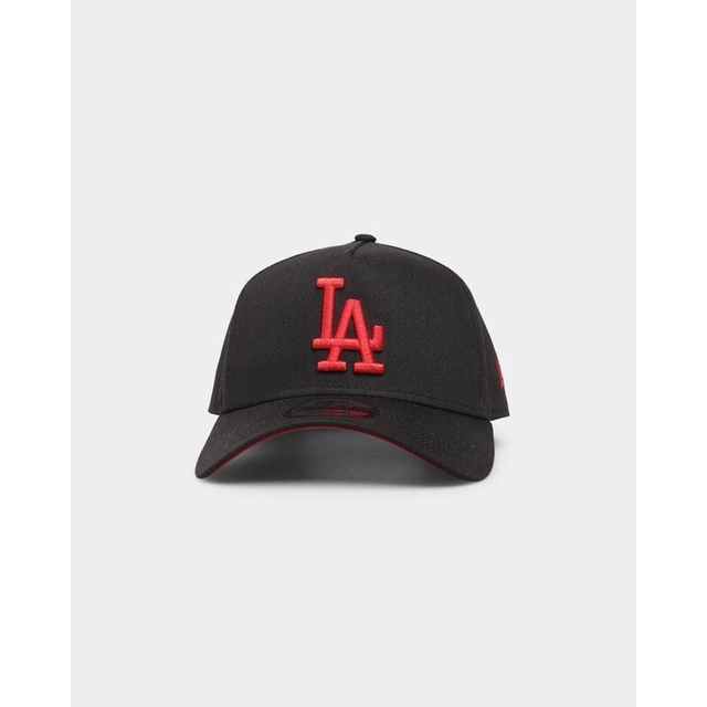 Jual TOPI NEW ERA LA BLACK RED ADJUSTABLE FRAME | Shopee Indonesia