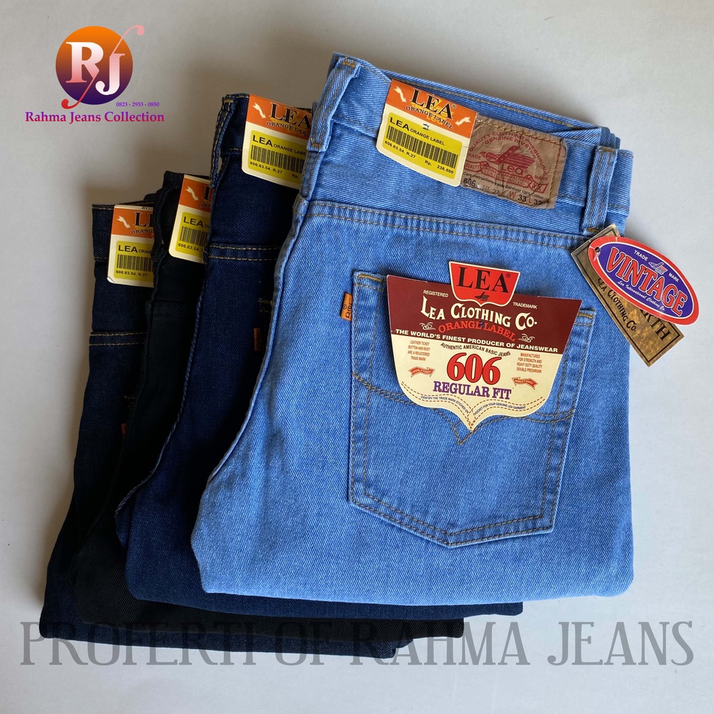 Jual Celana Jeans Pria Standar Original Lea Shopee Indonesia