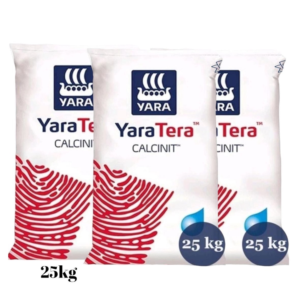 Jual YaraTera Calcinit 25 KG CaNO3 Pupuk Kalsium Nitrat Calnit Kemasan ...