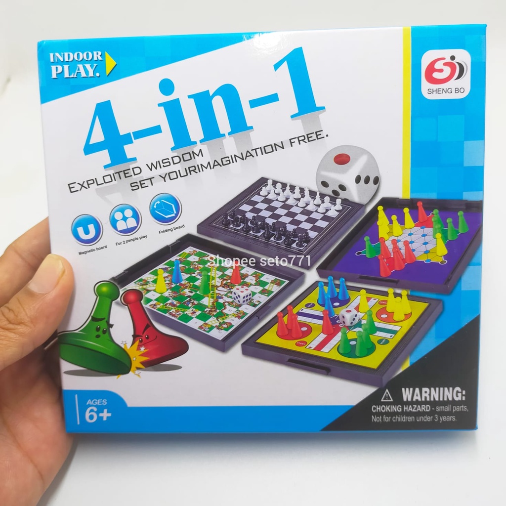 Jual MINI Magnetic Snakes Ladders Ludo Catur Game Ular Tangga Chese ...