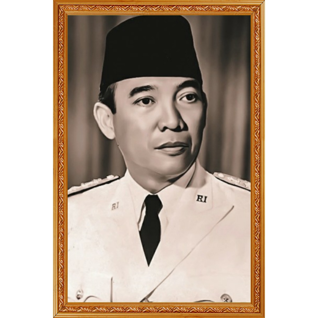 Jual POSTER POTO BINGKAI IR SOEKARNO | Shopee Indonesia