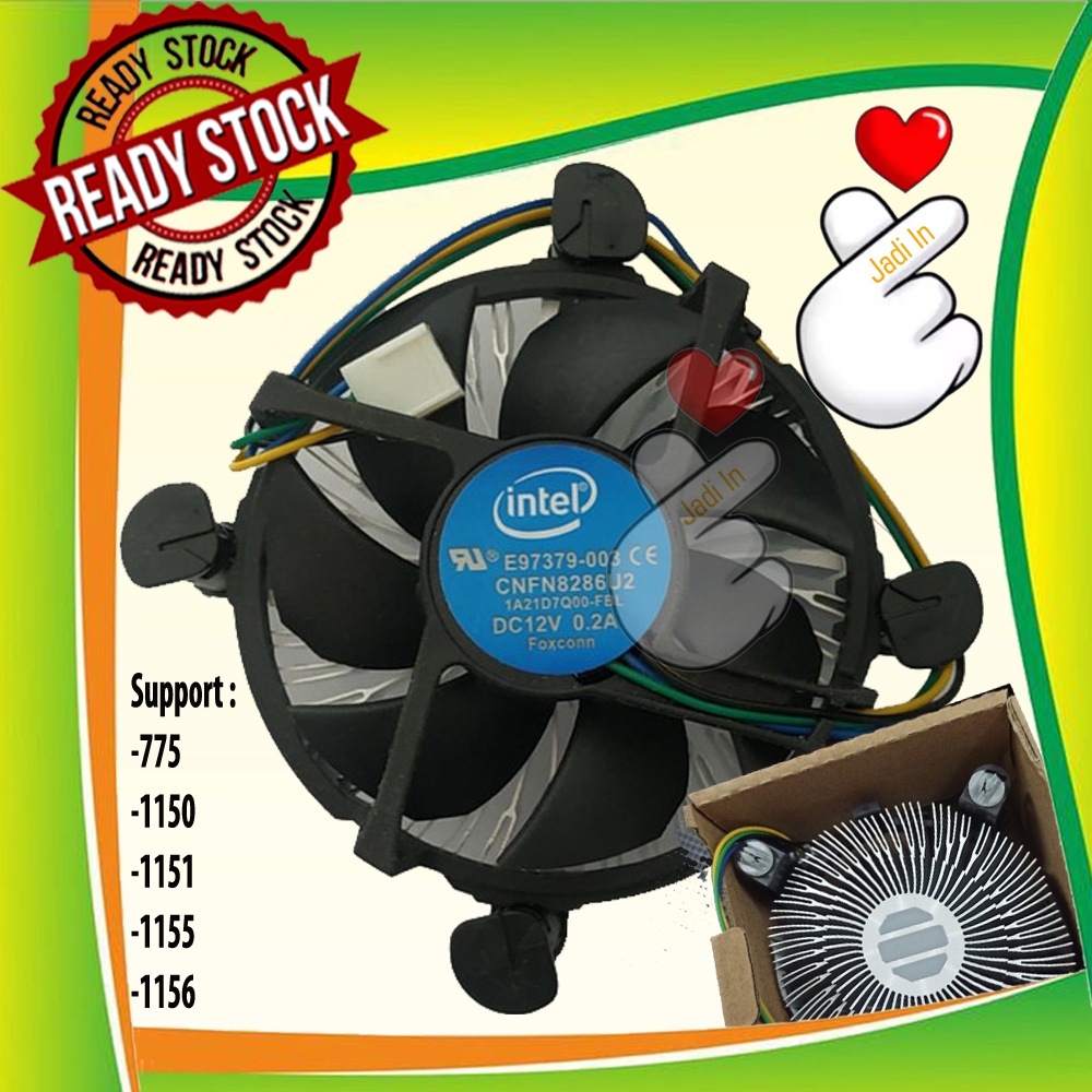 Jual Fan Processor INTEL LGA 775 1155 1156 1151 /CPU Cooler