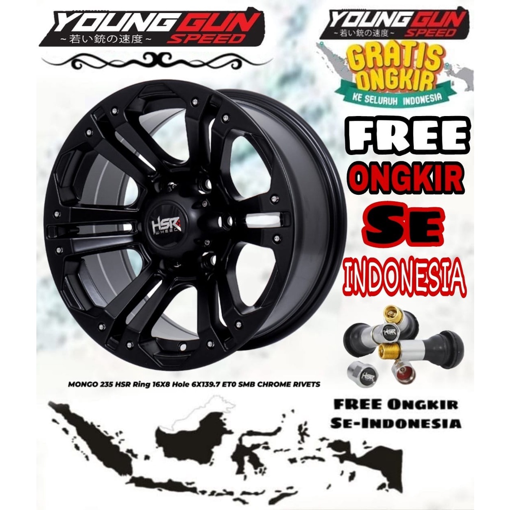 Jual Velg Mobil Ring Offroad Hsr Mongo Velg R Triton Pajero Ford