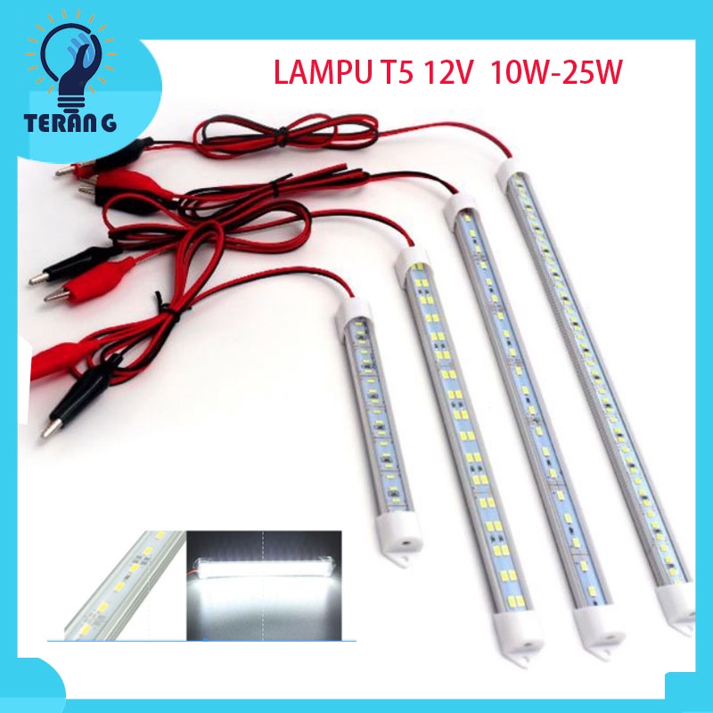 Jual Lampu Neon Tl Led Dc V Watt Lampu Aki V Watt Shopee