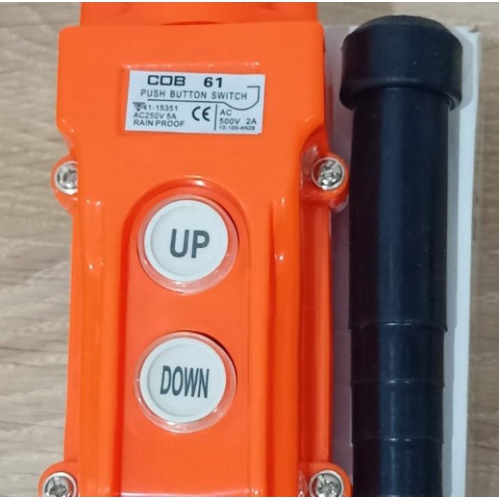 Jual Remote Hoist Push Button 2 Tombol Cob-61 Up Down Bg20B0 Waterproof ...