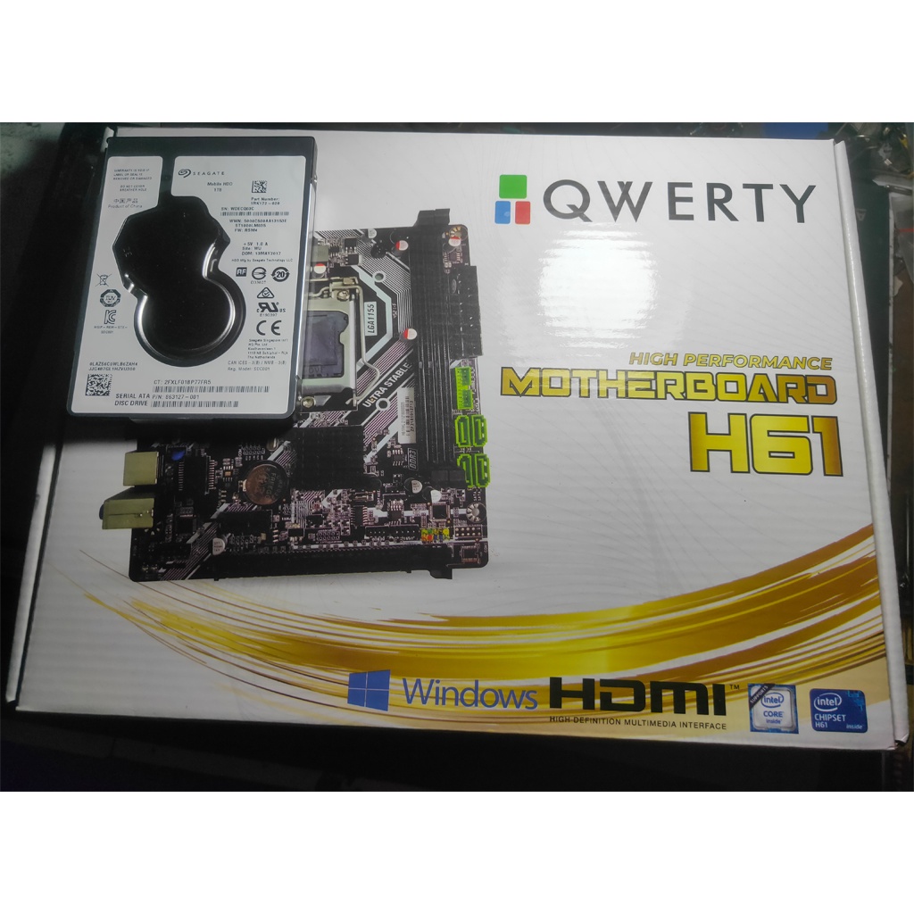 Jual Mainboard Chipset H61(new) + hdd (2nd) | Shopee Indonesia