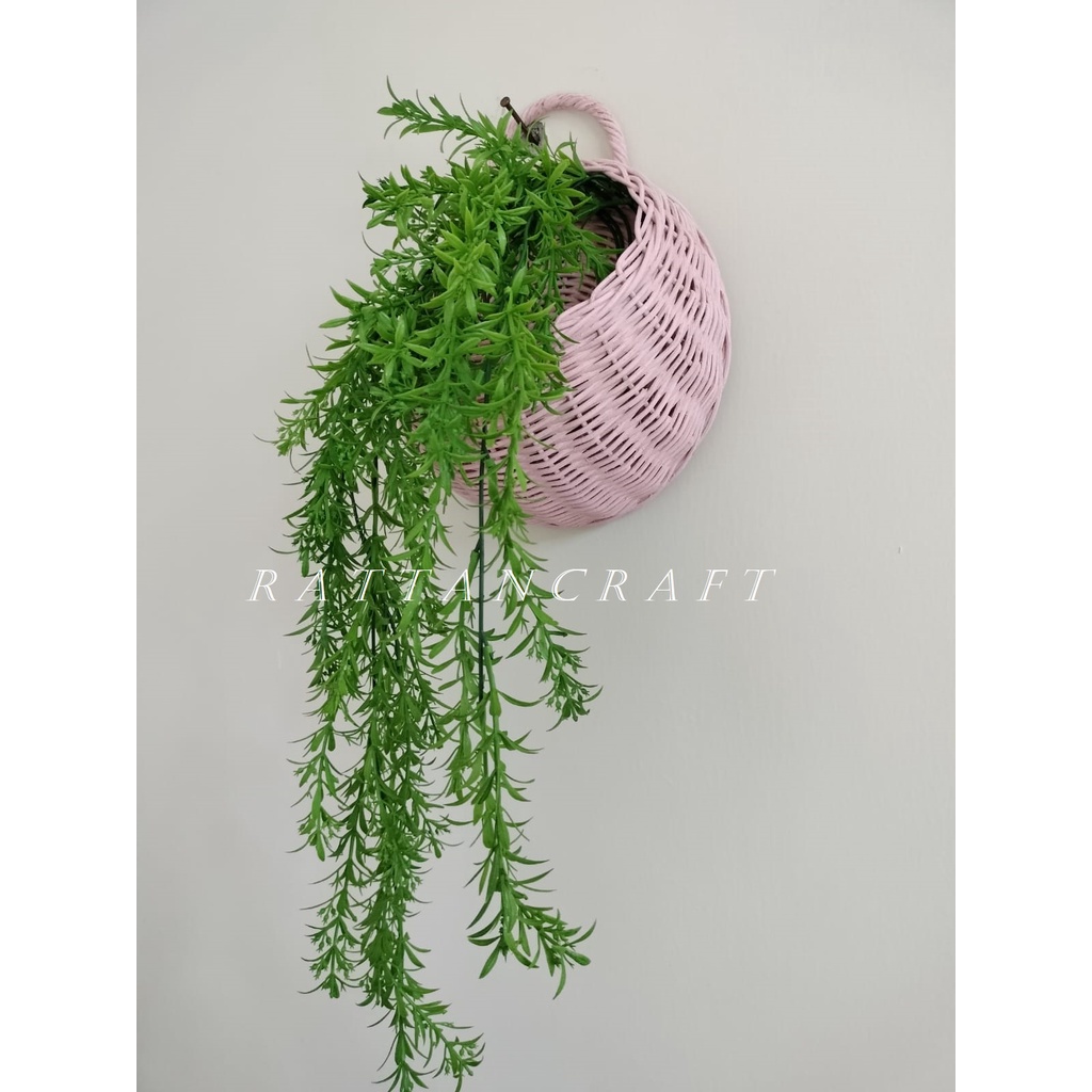 Jual Vas Rotan/Vas Dinding Rotan/Pot Dinding/Pot Dinding Rotan | Shopee ...