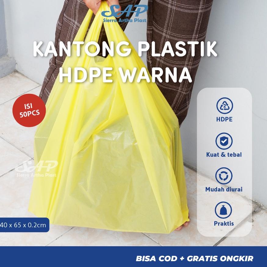 Jual Hot Arrival Kantong Kresek Warna Plastik Hdpe Hd Warna Tas Plastik Warna Uk 40x65 Isi 2942