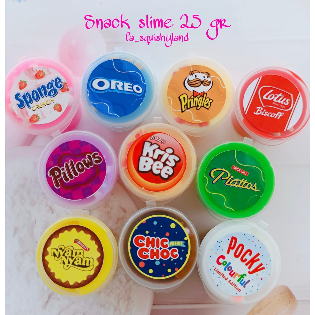 Jual Snack Slime 25ml By FA Storyland | Shopee Indonesia