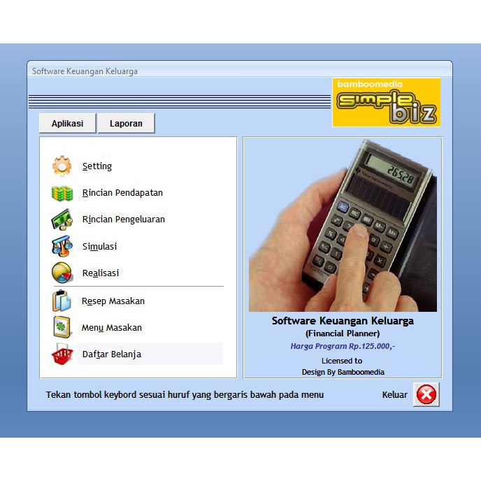Jual Software Keuangan Keluarga 2.0 (full) | Shopee Indonesia