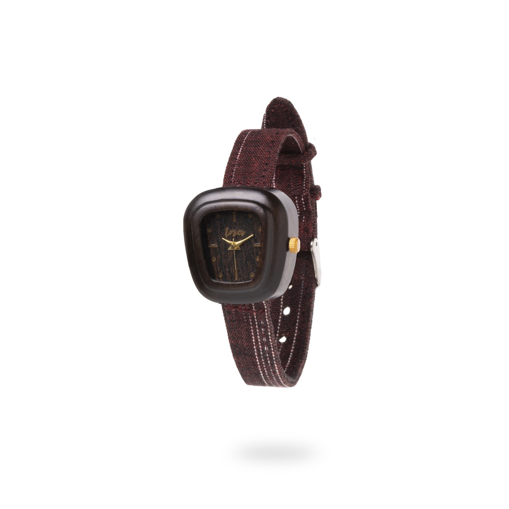 Jual INA Watch Jam Tangan Kayu Sonokeling Seri Bondan Payung | Shopee ...
