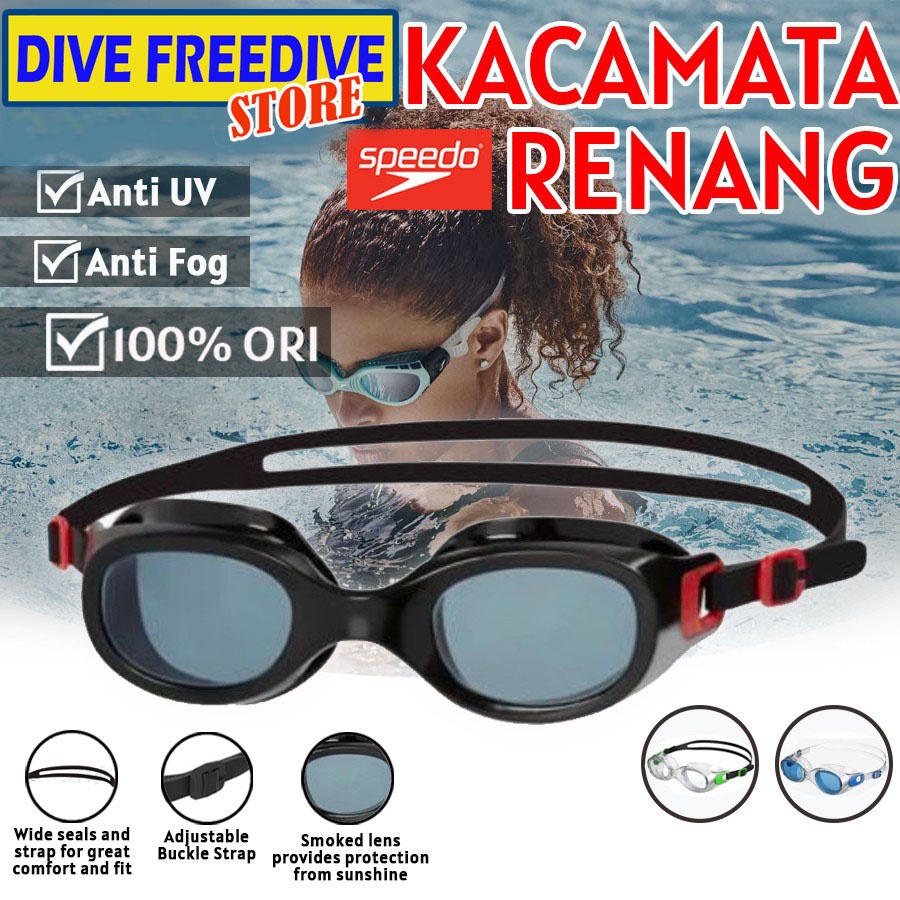 Speedo Multipack Adult Swim Goggles, Leak Proof, Anti Fog, UV Protection