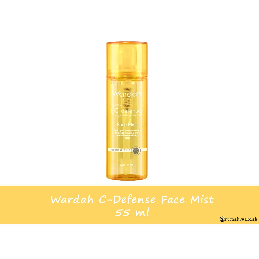 Jual Wardah CDefense Face Mist 55 ml Face Mist dengan HiGrade