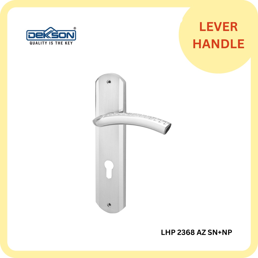 Jual Handle Pintu Gagang Pintu Dekkson Lever Handle Plate Lhp Az Sn Np Shopee Indonesia