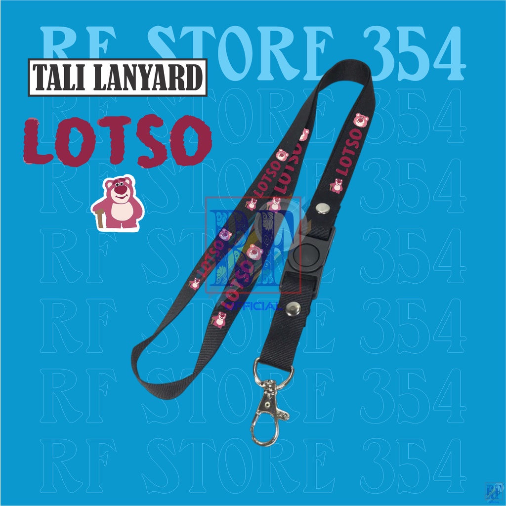 Jual TALI LANYARD TOY STORY LOTSO CHARACTER TEDDY BEAR CARTOON WOODY