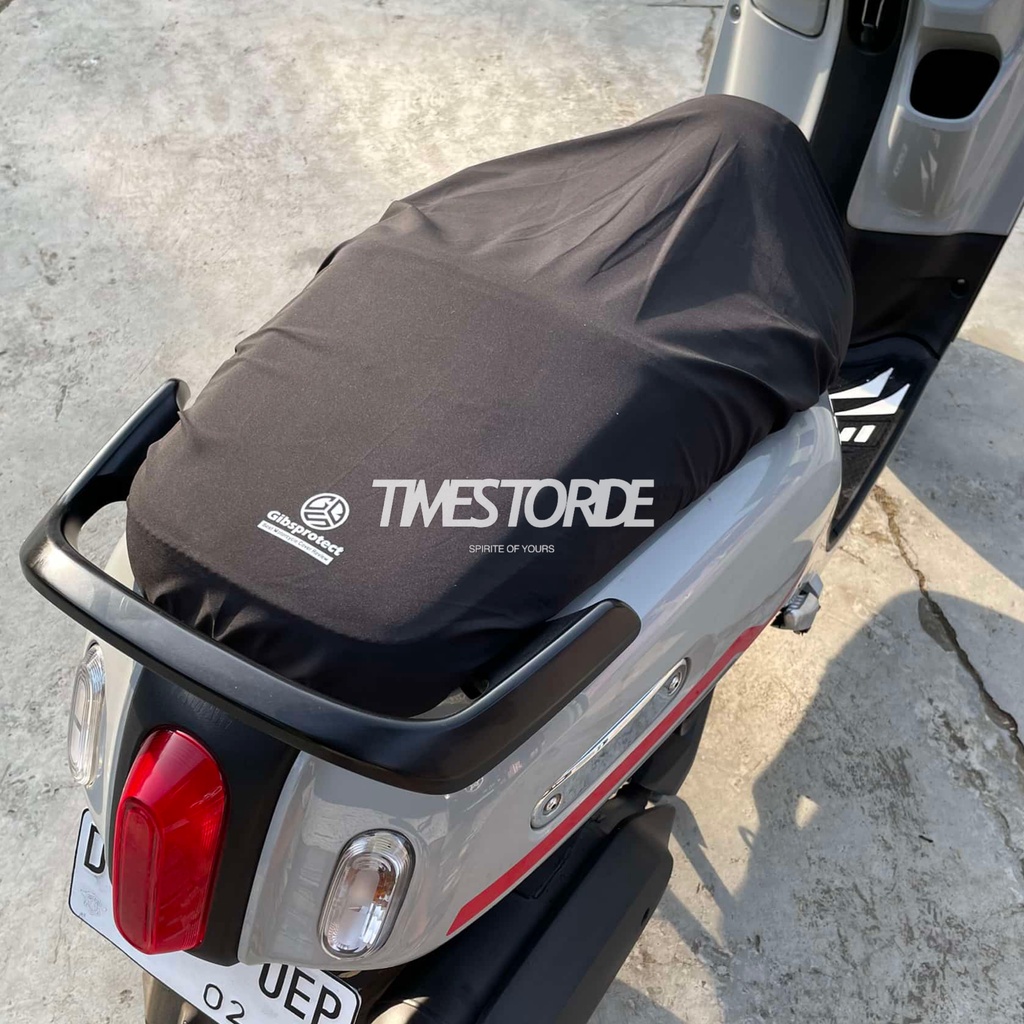 Jual Rain Cover Jok Motor Fazzio Waterproof Spesial Jet Black Lotus Sarung Jok Motor yamaha