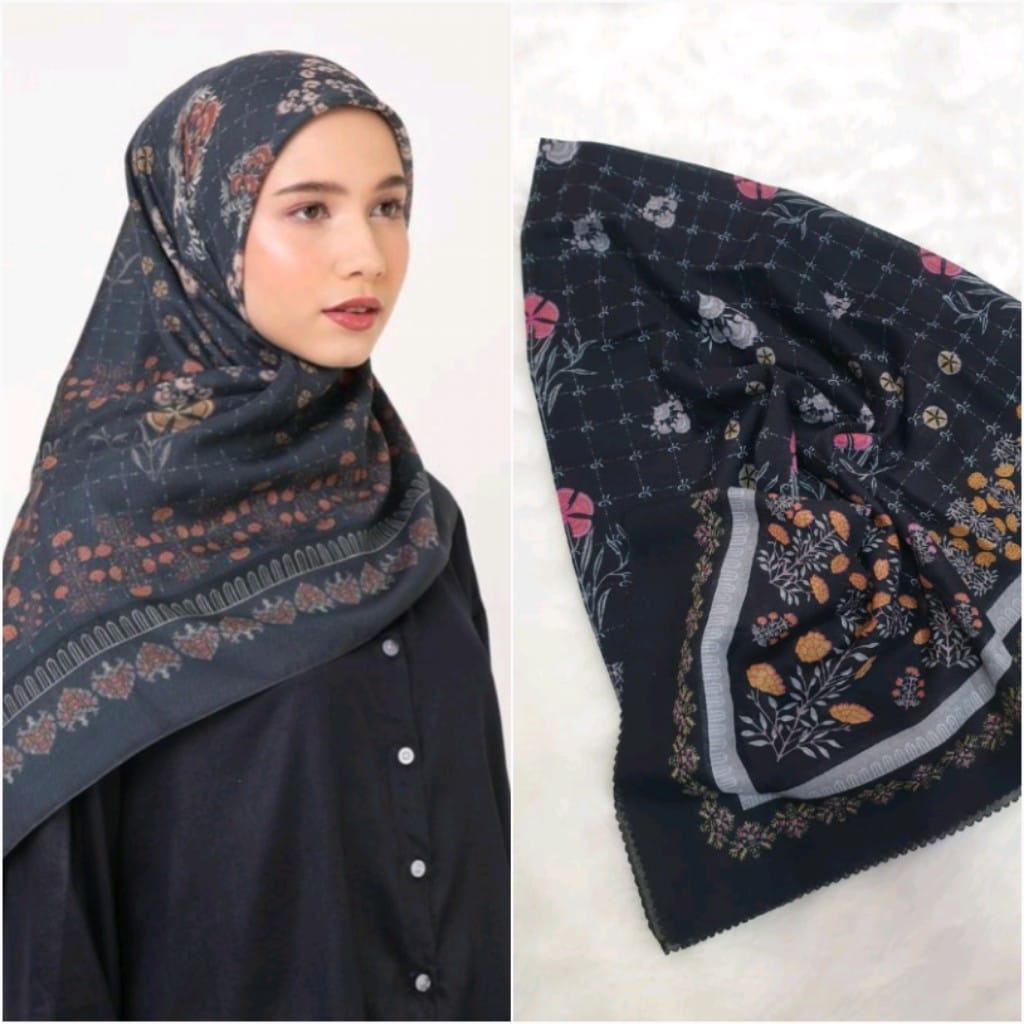Jual Voal Motif Premium Hijab Segi Empat Voal Motif Premium Lasercut Jilbab Voal Motif