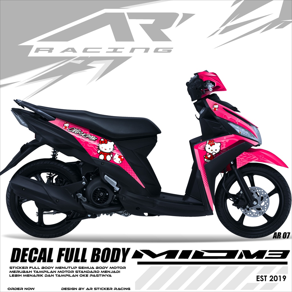 Jual Stiker Mio M3 Mio Z Mio 125 Full Body Decal Sticker Dekal Mio