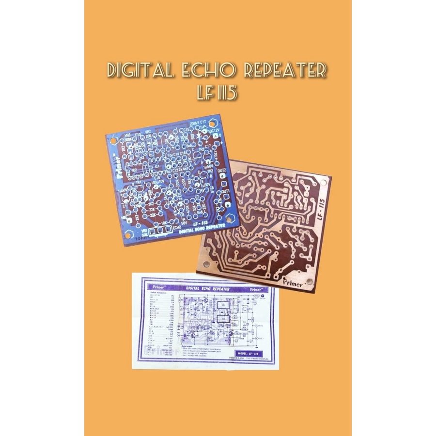 Jual PCB Digital Echo Repeater (LF 115) | Shopee Indonesia