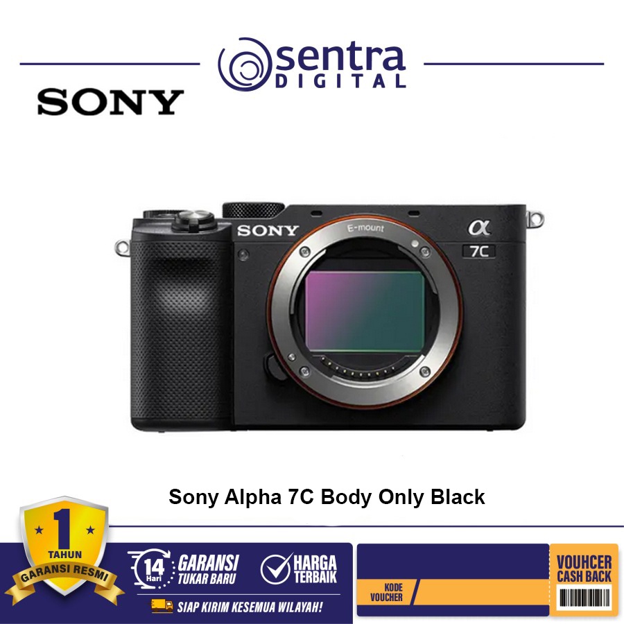 Jual Sony Alpha 7C Body Only Black | Shopee Indonesia