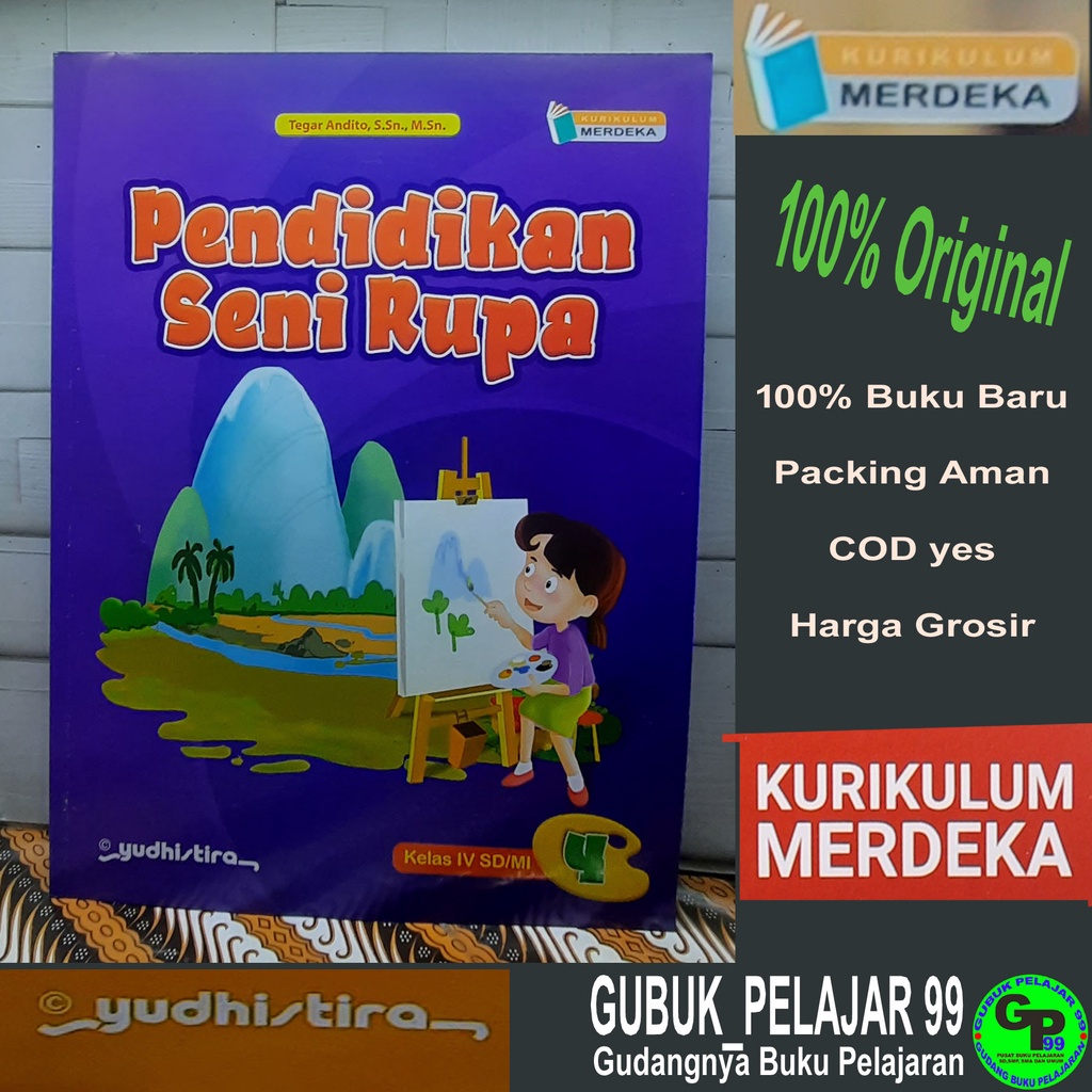 Jual Buku Siswa PENDIDIKAN SENI RUPA Kelas 4 / IV Untuk SD/MI KURIKULUM ...