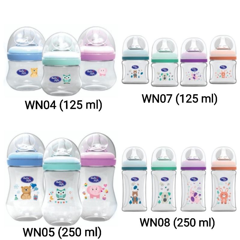 Jual Baby Safe Botol Susu Wide Neck Karakter Ml Ml Shopee