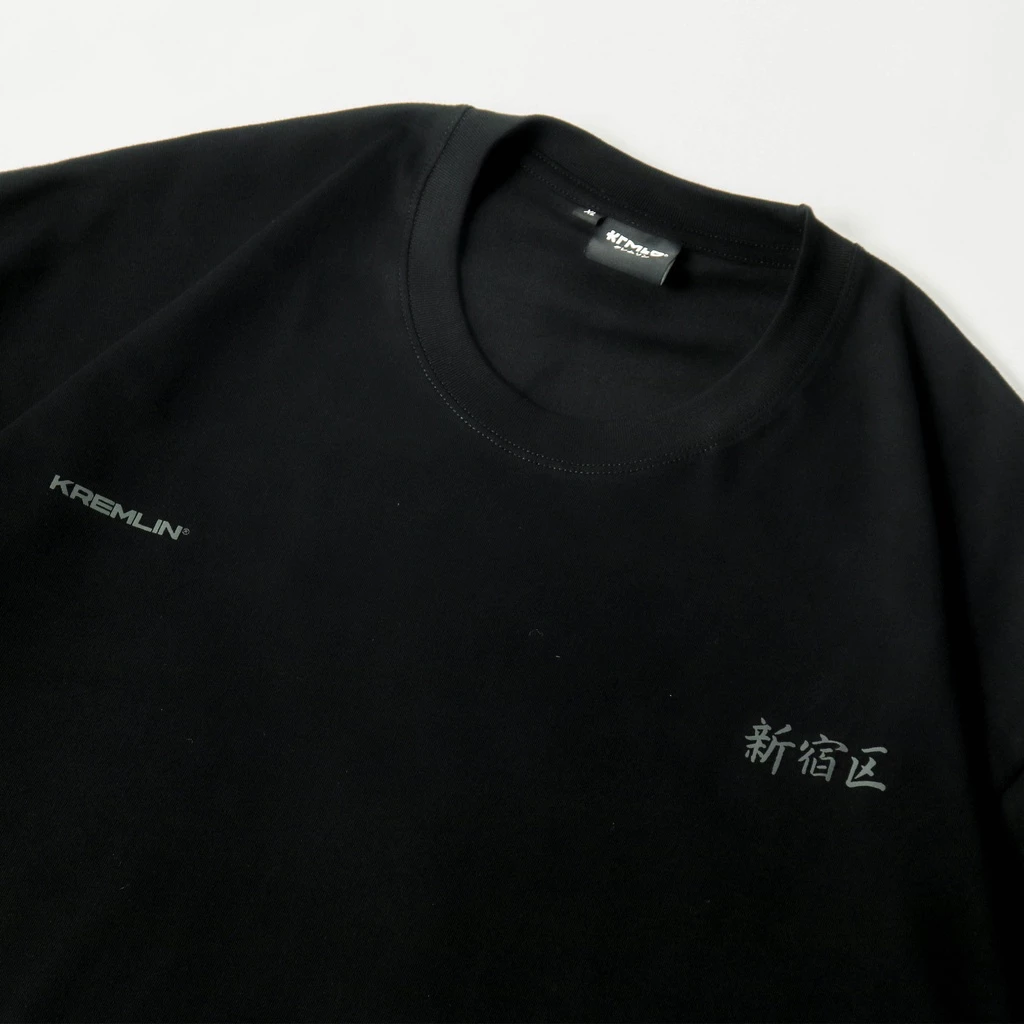 KREMLIN Oversize T-Shirt Shinjuku Black Premium Japan Streetwear foto 5