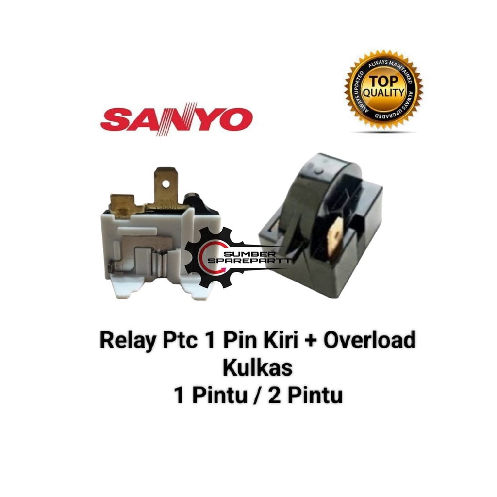 Jual Relay Pin Kiri Ptc Overload Kulkas Sanyo Pintu Pintu Shopee Indonesia