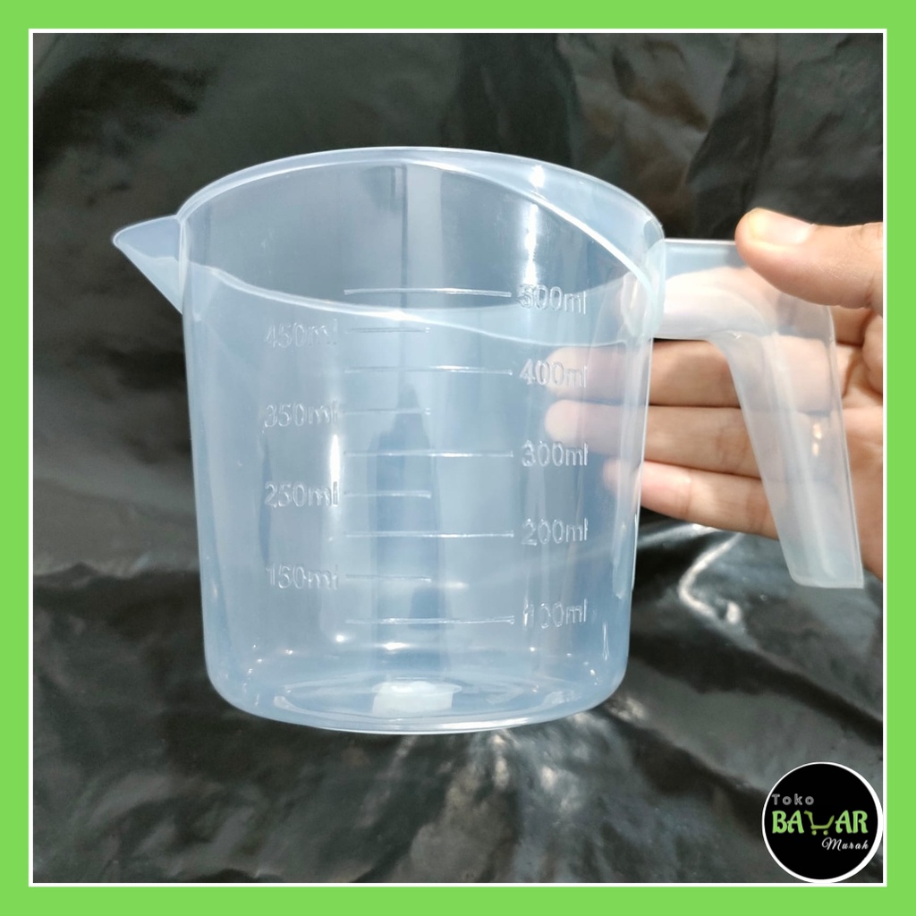 Jual Gelas Takar 500 Ml Plastic Measuring Cup Gelas Ukur 500 Ml Tebal Gelas Ukur Plastik 4667