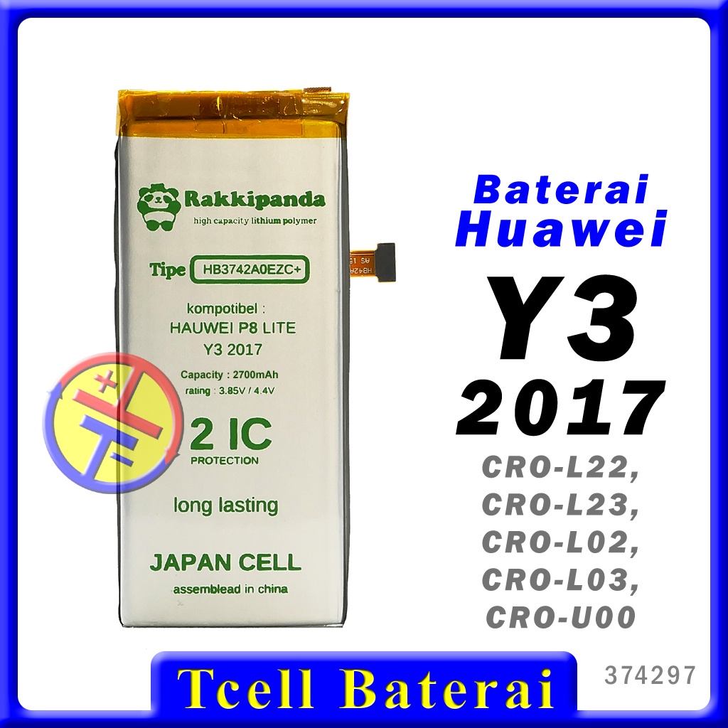 Jual Baterai Huawei Y3 2017 Cro L02 L22 L03 L23 U00 Hb3742a0ezc