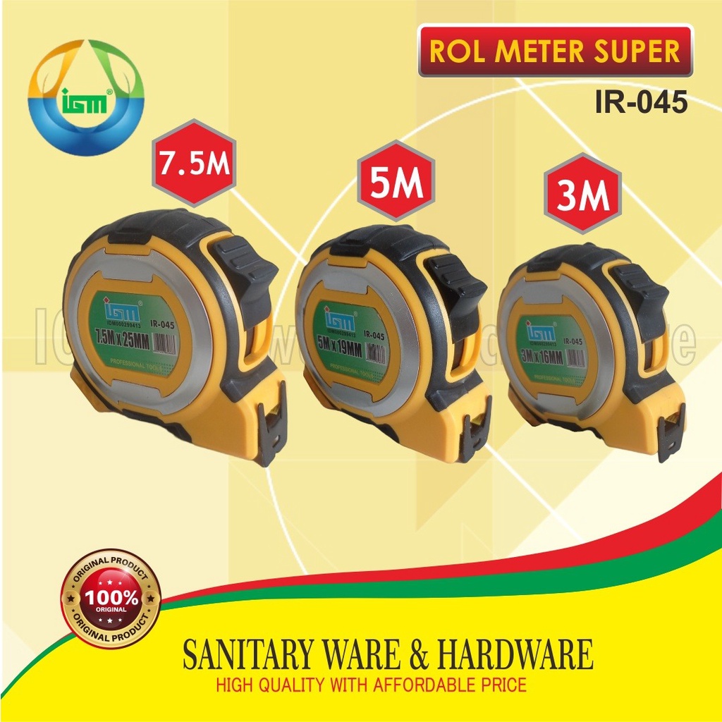 Jual ROL METERAN SUPER IGM IR-045 | Shopee Indonesia
