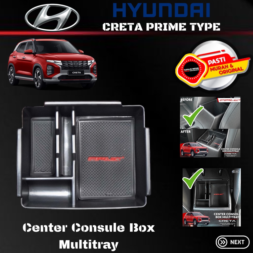 Jual Otoproject Center Consule Box Multitray Mobil Creta Non Prime