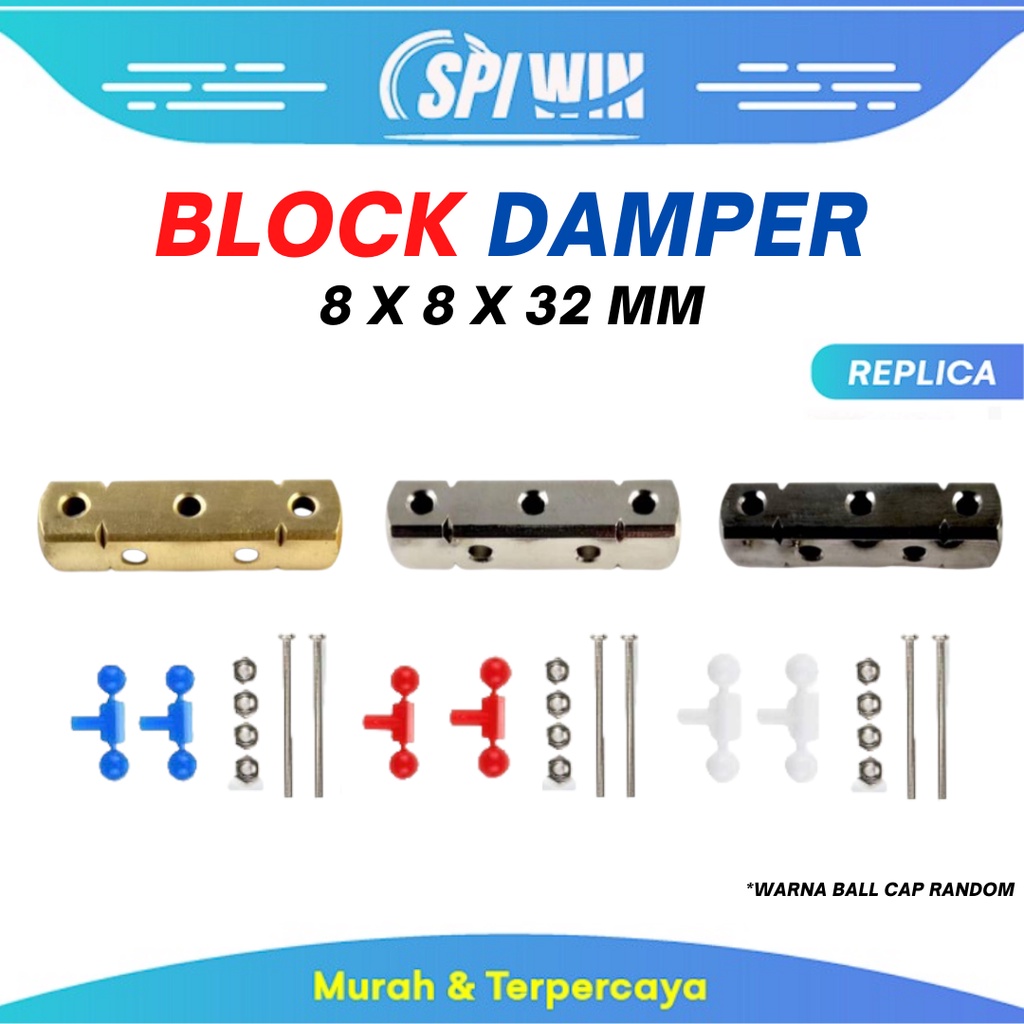 Jual Rep Tamiya Block Mass Damper Pemberat Balok 8x8x32mm - 15428 ...