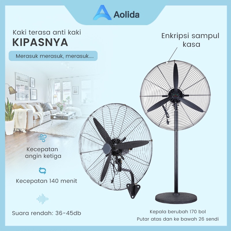 Jual Aolida Kipas Angin Dinding Inch Kipas Angin Cocok Untuk Tempat Besar Di Pabrik Dan