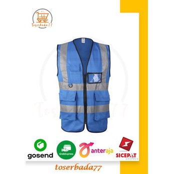 Jual Terlaris Rompi K3 / Rompi Safety / Rompi Proyek (Dark Blue - Ldb ...