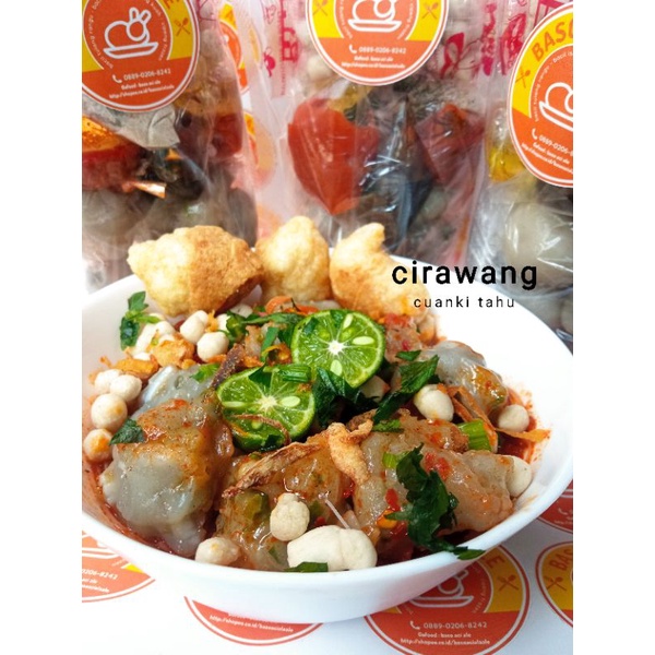 Jual Baso Cirawang Tulang Rangu Sapi Cuanki Tahu Baso Aci Instan Khas