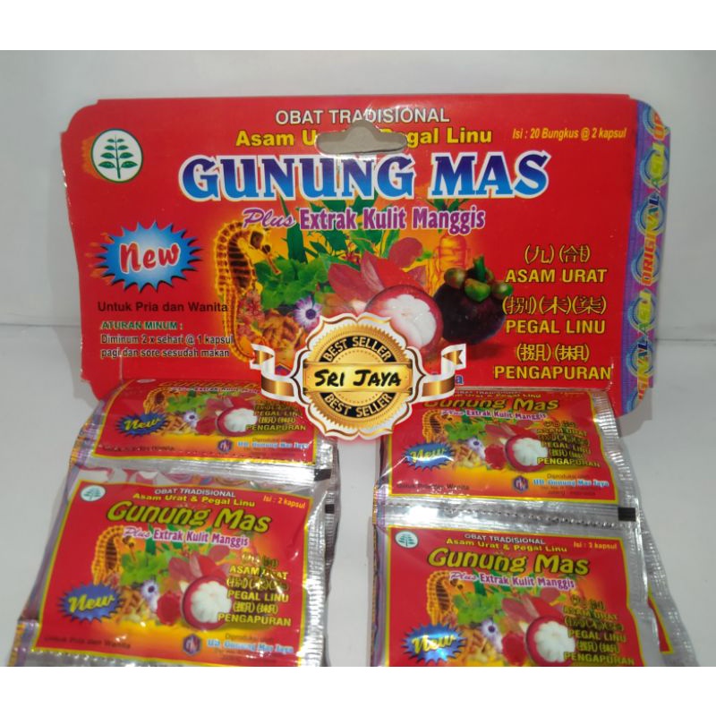 Jual Gunung Mas obat asam urat original | Shopee Indonesia