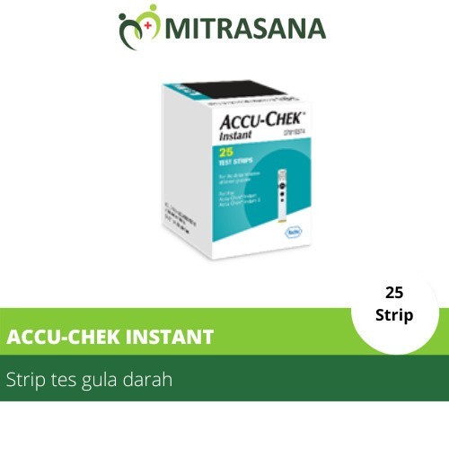 Jual Accu Chek Instant Test Strips Alat Cek Gula Darah Shopee Indonesia