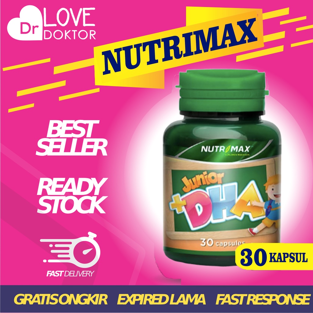 Jual NUTRIMAX JUNIOR+DHA JUNIOR DHA VITAMIN OBAT KECERDASAN FUNGSI ...