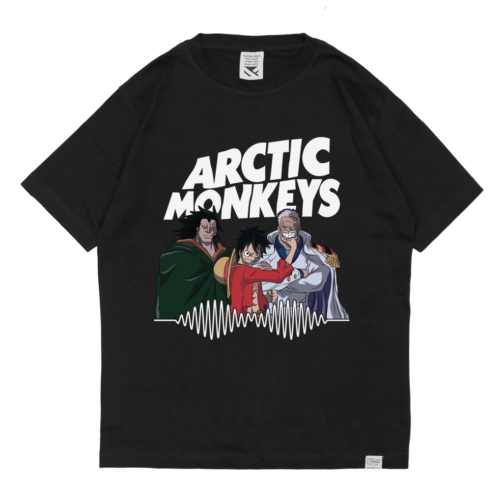 Jual ZeroTwentyTwo TShirt Arctic Monkey D Family Black Kaos Pria Hitam Parodi Plesetan Lucu
