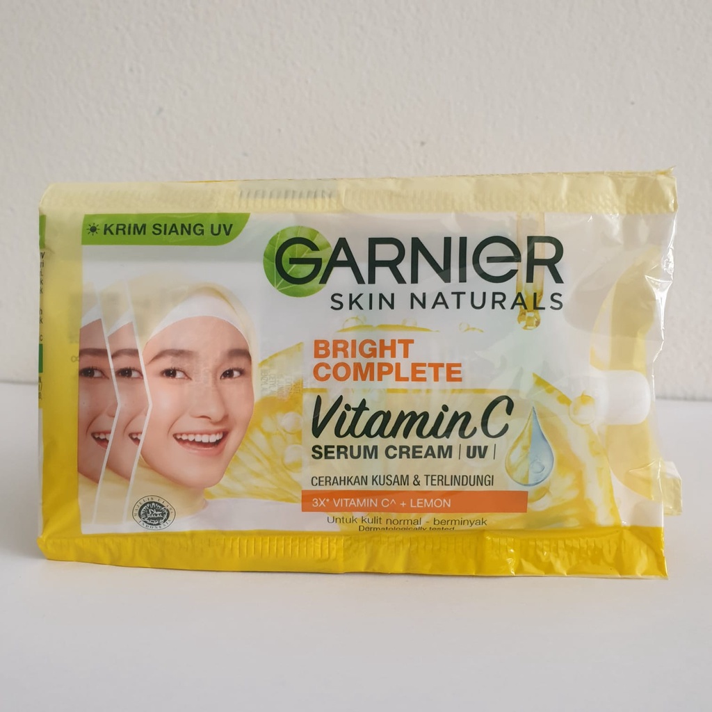 Jual Garnier Bright Complete Serum Cream Sachet Shopee Indonesia