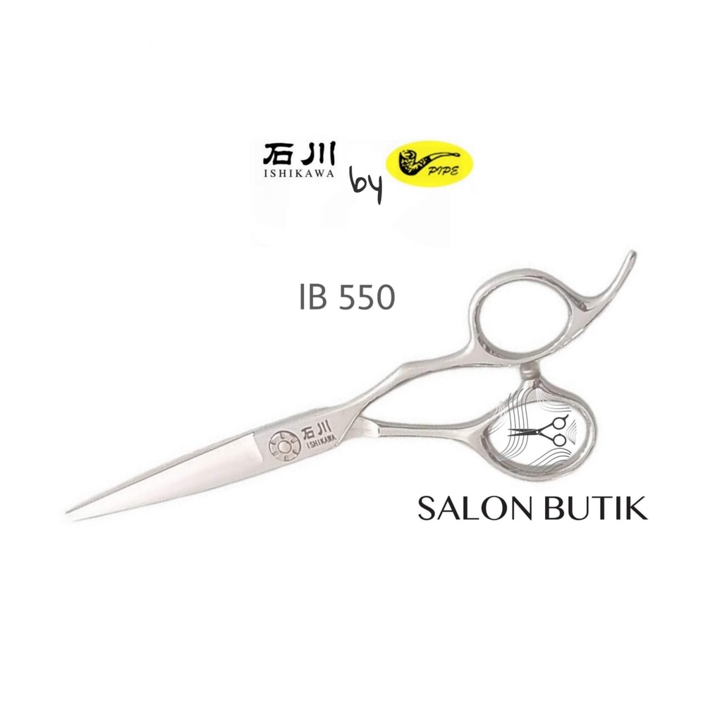 Jual Ishikawa gunting rambut seri IB550 ( by Pipe - Original ) | Shopee ...