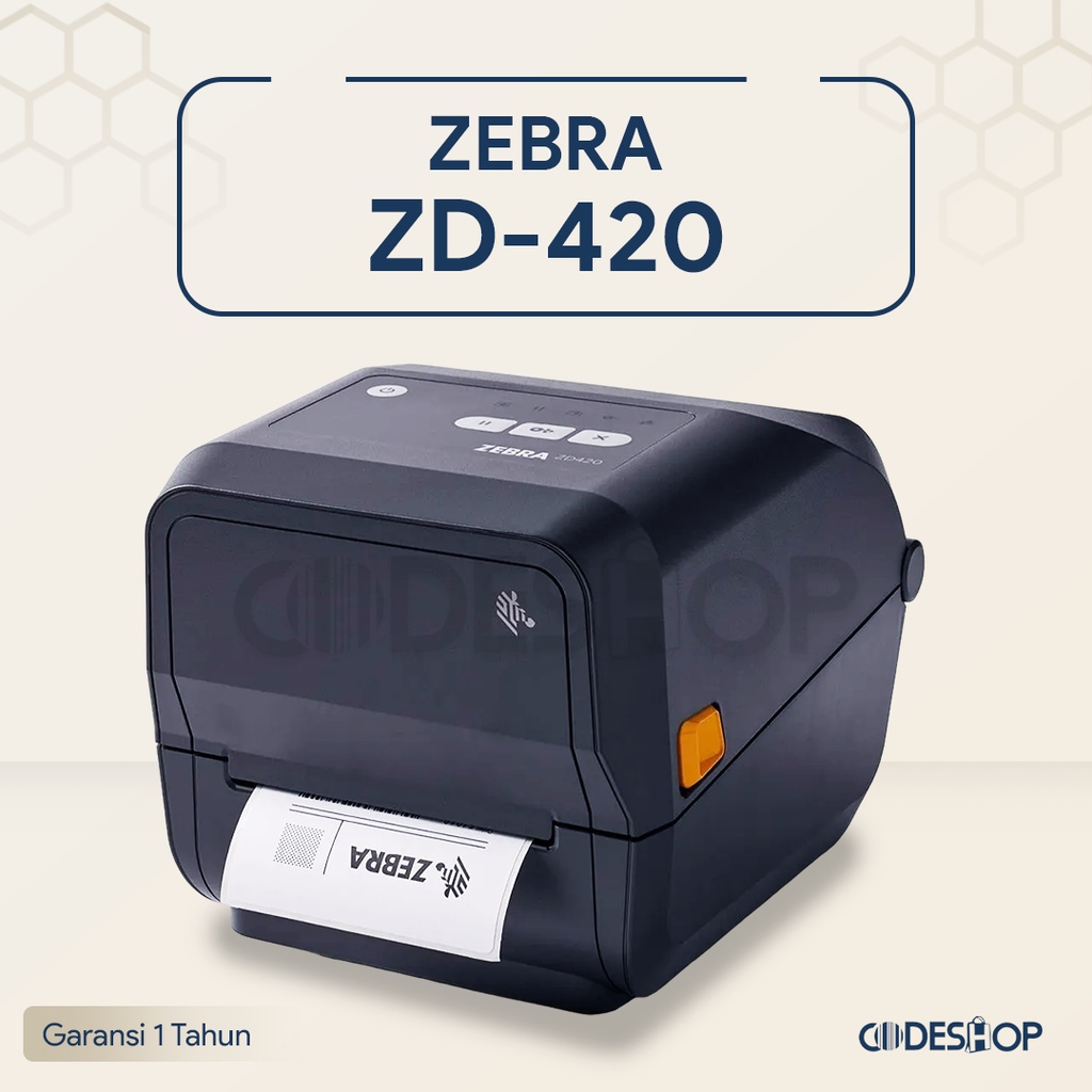 Jual Printer Barcode Zebra Zd 420 Direct Transfer Thermal 203 Dpi Zd420 Shopee Indonesia 0783