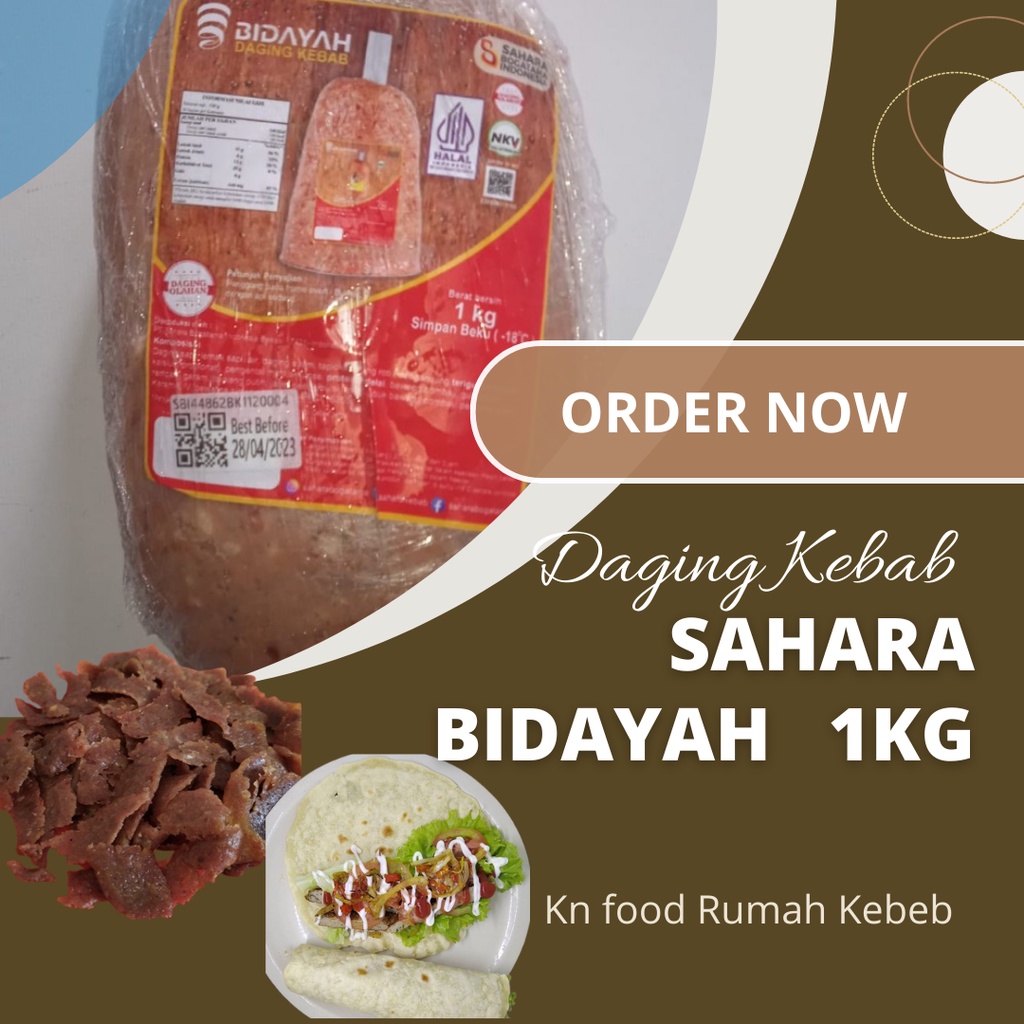 Jual Daging Sahara Mixed Bidayah 1KG/ Daging Kebab Bidayah Non Tiang